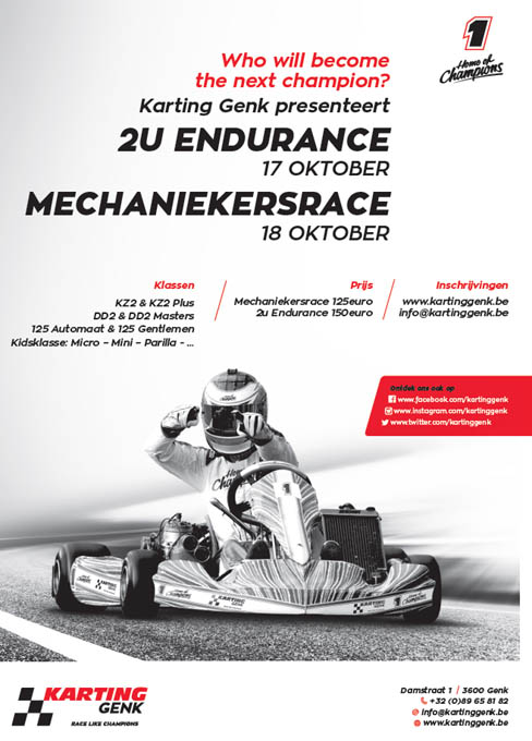 Monteursrace en 2 U Mechanieker Endurance Karting Genk